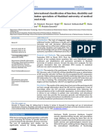 Knowledge and Use of International Classification of Function, Disability and Health Among Rehabilitation Specialists of Mashhad University of Medical Sciences: A Cross-Sectional Study