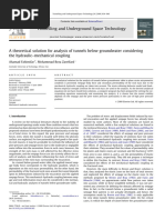 5 A Theoretical Solution For Analysis of Tunnels Below Groundwater Considering The Hydraulic-Mechanical Coupling