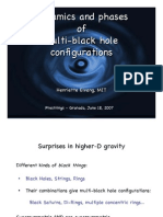 Henriette Elvang - Dynamics and Phases of Multi-Black Hole Configurations