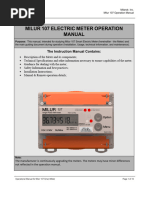 Milur 107 Operation Manual