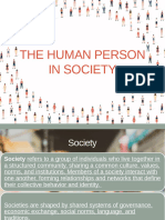 The Human Person in Society