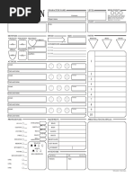 Pathwarden Sheet 0.9.1 Character Sheet