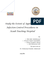 Study The Extent of Application of Infection Control Procedures