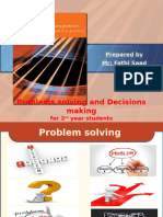 Problem Solving & Decision Making 3rd