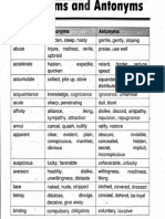 Synonym - Antonym - One Word Substitution