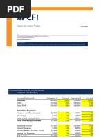 Common Size Analysis Template