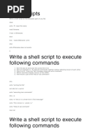 Shell Scripts