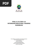 IT001-4-2 & IT001-4-3 Internship-Industrial Training Handbook - Version 2.0 - 20211101