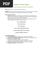 Bio - Module 6