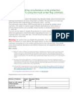 Enabling or Disabling Simultaneous Write Protection Provided by VMFS Using The Multiwriter Flag