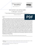 3.Self-Consistent Asset Pricing Models