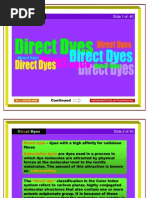 Lecture - 2&3 - Direct Dyes