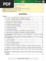 Sumário: Revisão