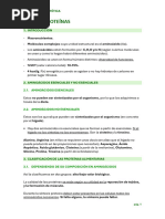 Tema 3. Proteínas. Nutrición y Dietética.