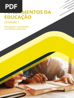 Fundamentos Da Educação: Unidade 1