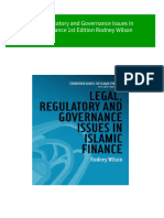 PDF Legal Regulatory and Governance Issues in Islamic Finance 1st Edition Rodney Wilson Download