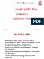 Gaseous and Particulate Pollutants Pollutants