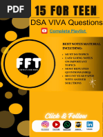 15forteen@data Structures VIVA Questions