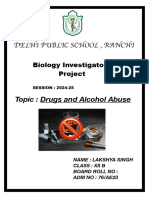 Drugs and Alcohol Abuse Project Bio