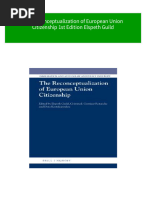 (FREE PDF Sample) The Reconceptualization of European Union Citizenship 1st Edition Elspeth Guild Ebooks