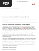 IFRS - International Sustainability Standards Board