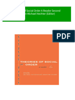 Get Theories of Social Order A Reader Second Edition Michael Hechter (Editor) Free All Chapters