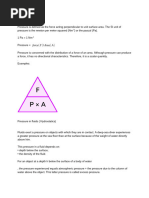 Hydrostatics & Pressure