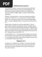 Introduction of Covid-19: Diagnosis (21)