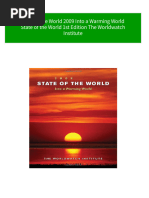 State of The World 2009 Into A Warming World State of The World 1st Edition The Worldwatch Institute 2024 Scribd Download