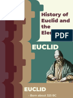 History of Euclid and The Elements