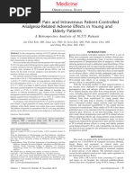 Koh2015 Postoperative Pain and IV PCA Related Edverse Effects in Young N Elderly PT