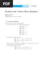 Exercises Set 02. Classical Wave Equation