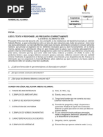 Examen Diagnostico 24-25 Quinto Grado