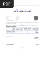 Municipal Corporation of Delhi: School Leaving Certificate