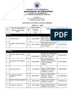 Grade 11 Abm Masterlist