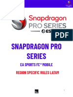 (2024) Snapdragon Pro Series - EA FC Mobile - Competition Ruleset - Latam