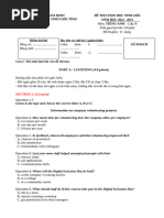 Bộ Đề Thi HSG Tiếng Anh 9 Global Có Đủ File Nghe Và Đáp Án Mới Nhất 2024 1-ĐỀ HSG 9-Phạm Thị Nhung-THCS DAO SU TICH