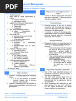 1 Introduction To Managerial Finance