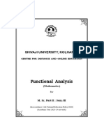 M - SC - II Sem - III Functional Analysis All Units