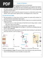 Thyristors and Other Devices