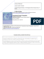 Pratt, G., and B. Yeoh. 2003. Transnational (Counter) Topographies. Gender, Place, and Culture 10 (2) - 159-166