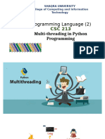 Lecture - 6 - Multithreading in Python