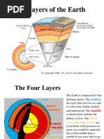 The Layers of The Earth