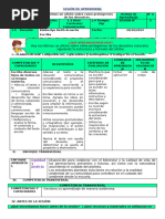 Sesion Afiche Sobre Protegernos de Desastres Naturales 2do Grado - Comunicacion