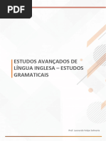 Estudos Avançados de Língua Inglesa - Estudos Gramaticais: Aula 6