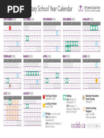 2024-2025 Elementary School Year Calendar