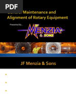 Training Maintenance and Alignment of Rotary Equipment2