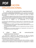 Comunicacion Organizacional