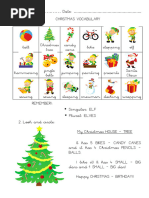 CHRISTMAS VOCABULARY in English For ESL