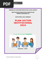 PLAN LECTOR INSTITUCION 2024 Secundaria